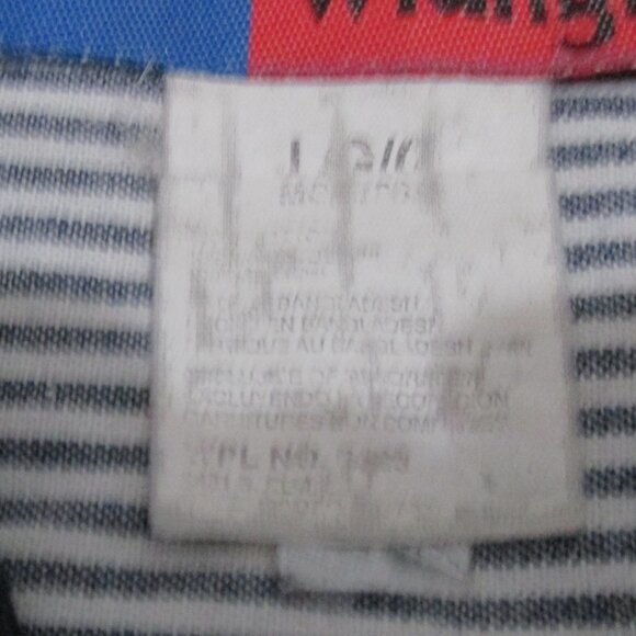 George Strait Wrangler Brown and Blue Plaid Long Sleeve Large Shirt - Picture 3 of 4